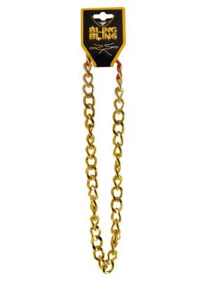 Gangster Gold Chain Necklace J58 021