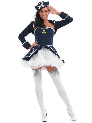 Tutu Sailor Girl Costume 3095