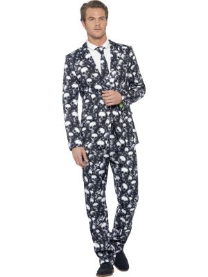 Stand Out Suit Smiffys Skeleton 43714