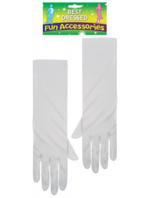 Long Gloves 40cm White U09651