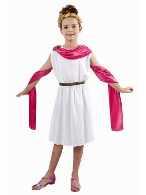 Child Goddess Roman Green Fancy Dress Costume U37887