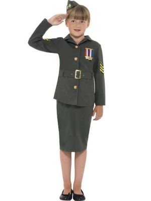 WW2 Army Girl Costume  41104