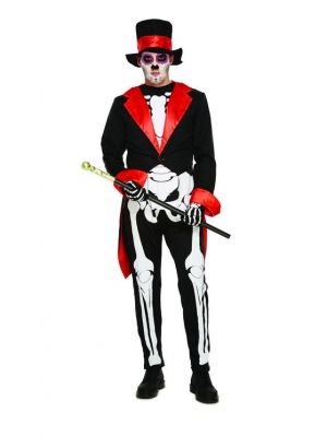 Day of the Dead Adult Fancy Dress V25 087