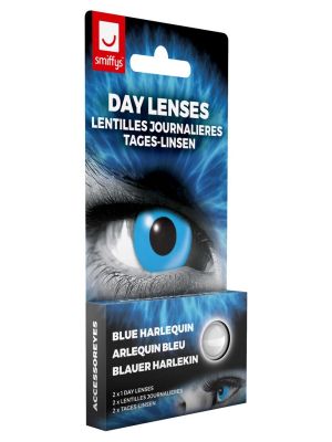 Blue Harlequin Lenses 1 Day