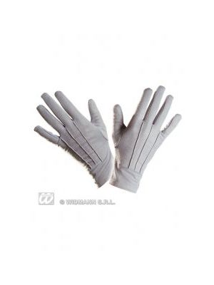 Unisex Short Grey Gloves