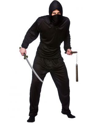 Dark Ninja Black Costume EM-3172