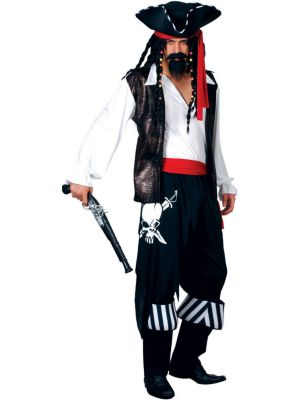 High Seas Buccaneer Pirate Costume EM-3021