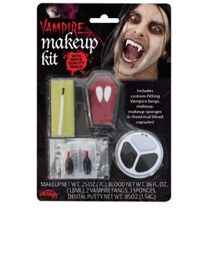 Vampire Make Up Kit With Fangs FW-9533