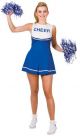 High School Blue Cheerleader Costume  EF-2184