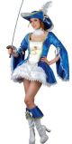 Lady Musketeer Blue Costume  SF-0083