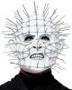 Halloween Horror White Pinhead Mask Latex Adults Fancy Dress Accessory MA004