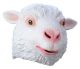 Sheep Full Head Rubber Mask Fancy Dress JW Range