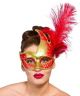 Gold & Red Revello Eye Mask MK-9957