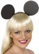 Mouse Ears on Headband Black 22558