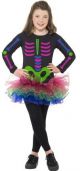 Neon Skeleton Girl Costume  24387