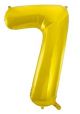 Number 7 Gold Foil Balloon 55767