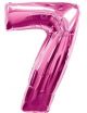 Number 7 Pink Foil Balloon 28293