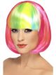 Partyrama Wig Neon Pink 42387