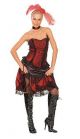 Wild West Saloon Girl Red Costume  EF-2007