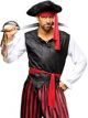 Caribbean Male Pirate Costume 5416