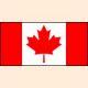 Canada Flag 5ft x 3ft Rugby Football