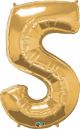Number 5 Gold Foil Balloon 28252