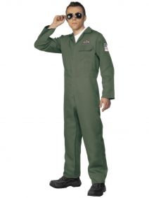 Aviator Costume Green Smiffys 28623