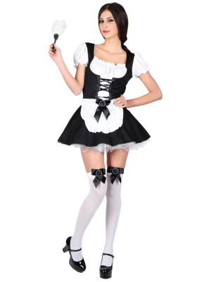 Flirty French Maid Sexy Costume SF-0088