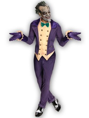 Joker Arkham City Fancy Dress Costume 880585