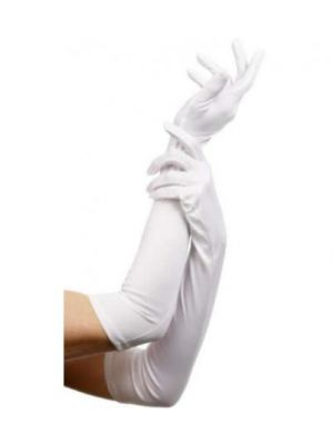 Gloves White Long