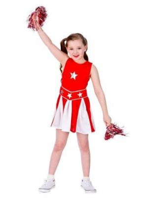 High School Cheerleader Red Costume  EG-3584