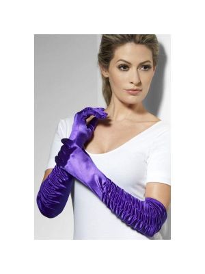Temptress Gloves Purple Long 22963