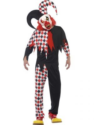 Crazed Jester Costume  44734