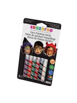 Snazaroo Face Painting Fancy Dress Party Makeup Sticks Accessory - Halloween