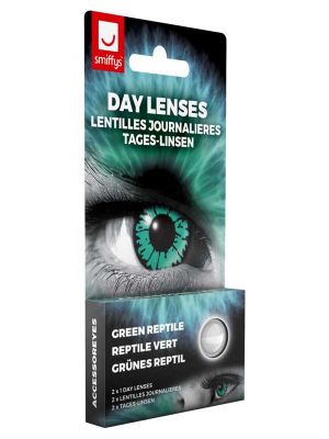 Green Reptile Contact Lenses 1 Day