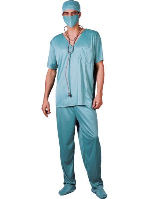 ER Surgeon Scrubs Costume EM-3092