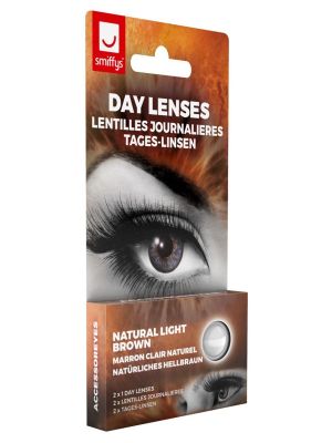 Natural Light Brown Contact lenses 1 Day